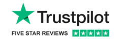 Trustpilot logo with five stars, representing five-star reviews for Today's Garage Door Repair Service, emphasizing customer satisfaction and reliability in garage door repair and installation services.