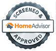 HomeAdvisor approved badge for Today's Garage Door Repair Service, emphasizing trust and reliability for garage door repairs in Pensacola.